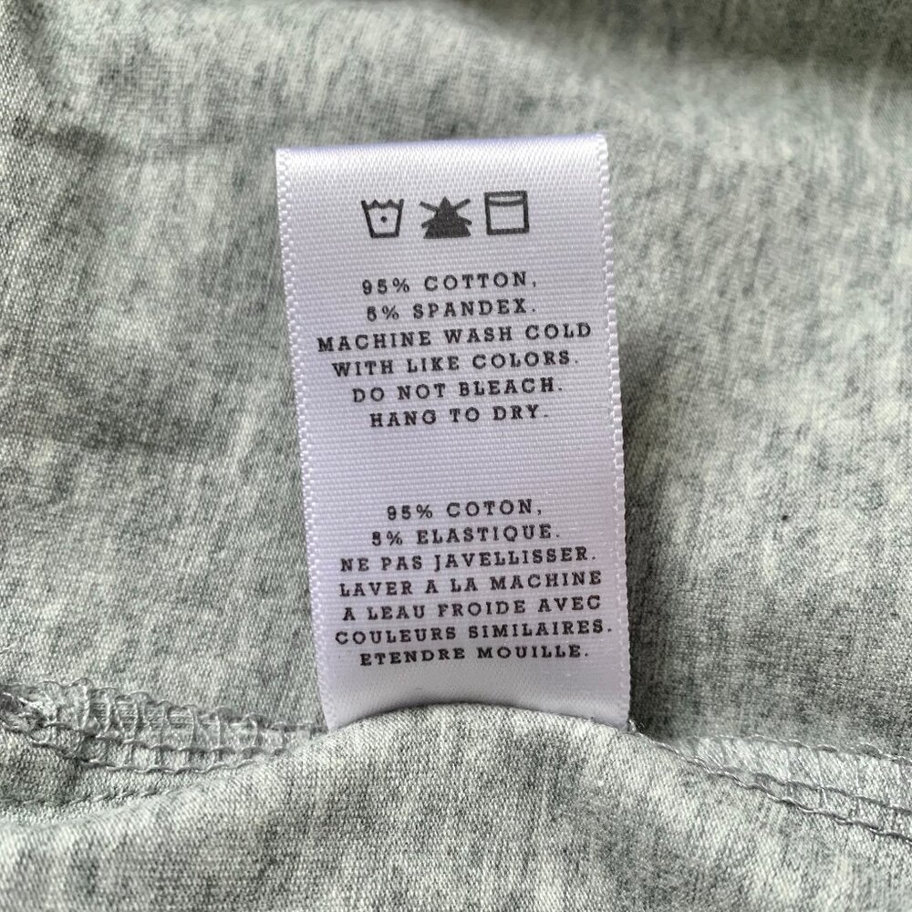 Fairplay Heather Grey Raglan Venice Short Sleeve T Shirt Tee Athleisure Classic - Picture 16 of 16